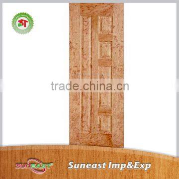 Modern exterior solid wood door