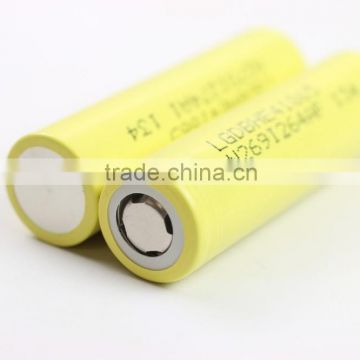 Original icr18650 HE4 for 3.6V 2500mAh for High drain LG HE4 18650 Rechargeable battery