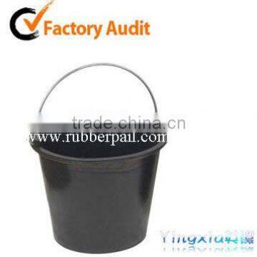 recycled rubber bucket for construction,flexible rubber pail,Korean barrel