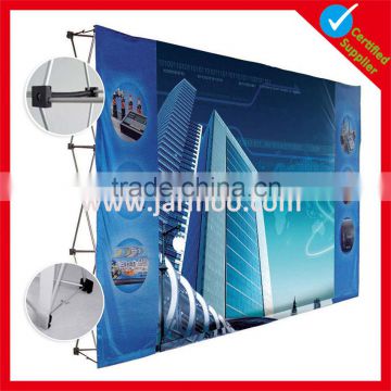 aluminum showing pop up wall display