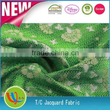 2014/2015 100% ZheJiang China 40S polyester cotton yarn-dye jacquard fabric textile for fashion korean ladies pants shirt