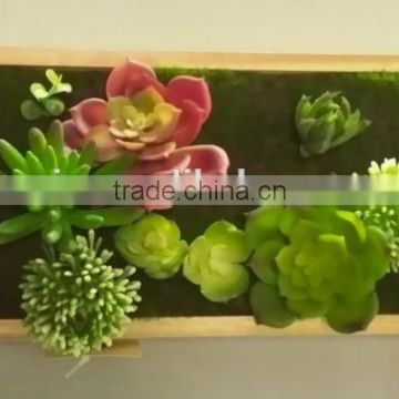 Easy taking care artificial plants wall art