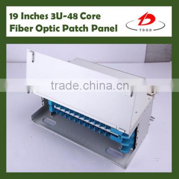 19'' 3U-48 Core Fiber Optic Rack Mount ODF Patch Panel