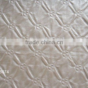 Newest design semi PU synthetic leather sofa materials