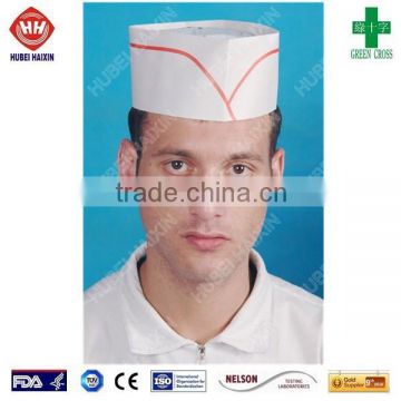 Cap manufacturer disposable paper chefs hat, disposable chef hat