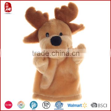 China wholesale customize new products plush animals hand puppets children educational toys good quality 2015