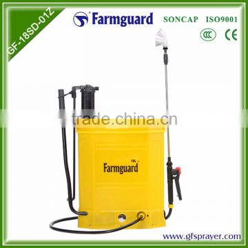ISO9001 Agriculture 18l pe material manual knapsack sprayer
