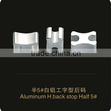 Aluminum H Bottom Stopper No.4 zipper garment accessories
