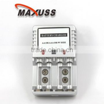 M-808 Dual 9V AA or AAA Ni-MH Rechargeable Battery Charger