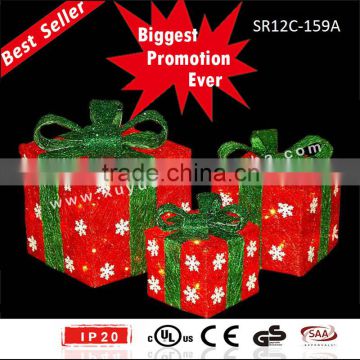 sparkling HOT wholesale tinsel light christmas Decoration (Outdoor MOQ: 200PCS , GS/CE/UL)