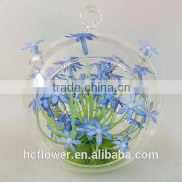 round glass ball flower for gift