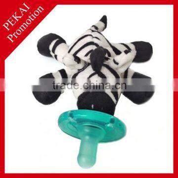baby soft toy with wholesale pacifier