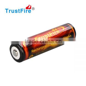 high drain trustfire 18650 cylindrical rechargeable batteries 3000mah 3.7V Protected li-on battery