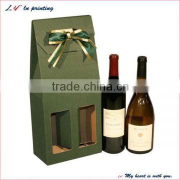 hot sale 2 bottle wine boxes made in shanghai