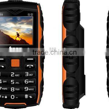 Hot sale 2.4 inch Rugged mobile phone water proof cell phone with S55 rugged phone