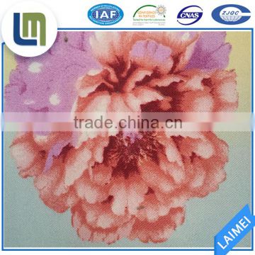 100% polyester disperse printed twill bed sheet fabric