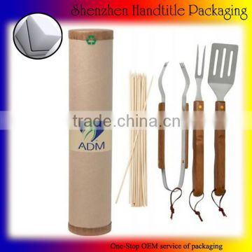 ECO cylinder paper whisk packaging box with OEM design