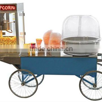 Double Popcorn And Candy Floss Cart