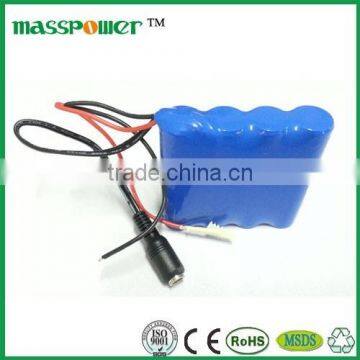 Top brand cells 3.7v 10.4ah li ion battery