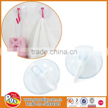 hot selling large suction cup plastic hook /suction cup bathroom accessories