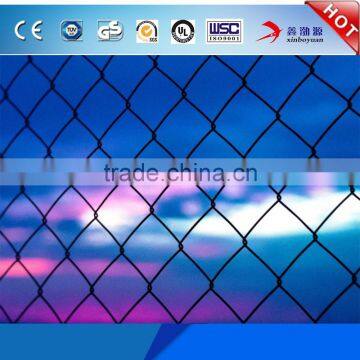 Anping Factory Cheap Price High Security Black PVC Coated Chain Link Fence For Pool