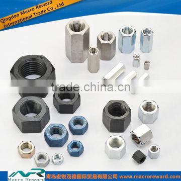 SAE ASTM Heavy Nut, High Nut, Coupling Nut Hex Nut of 304 316 Q235