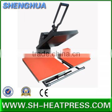 manual double bed t-shirt heat transfer press sublimation machine