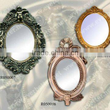 Barocque artistic impressive custom gesso Ornate Framed Mirror for home decor