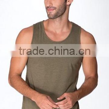Next Level Apparel Men's CVC Premium Fitted Tank Top - made from 60% combed ring-spun cotton and 40% polyester CVC jersey.