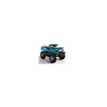 Blue Mini 0ff Road 4x4 Utility ATV 400cc Luxury Seat , CDI For Beach