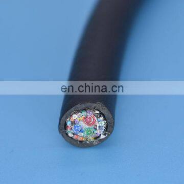 Flexible robot custom hybrid cable with 3 coaxial cable