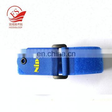 Hot selling Nylon Material Hook and Loop hole Cinch Straps