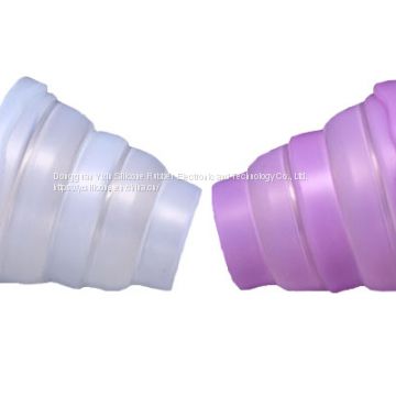 Protable foldable silicone cup,collapsible silicone travel cup,silicone folding cup