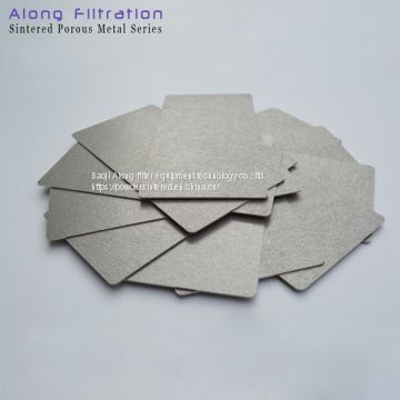 316L stainless steel food grade powder sintering filter plate for alcohol vaporization equipment