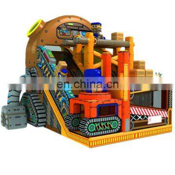 The Robot cartoon theme slide  inflatable fun city for kids