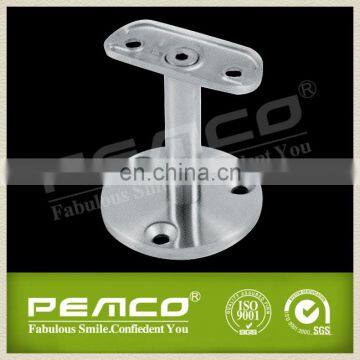 Flexible saddle post mount stainless steel handrail support bracket