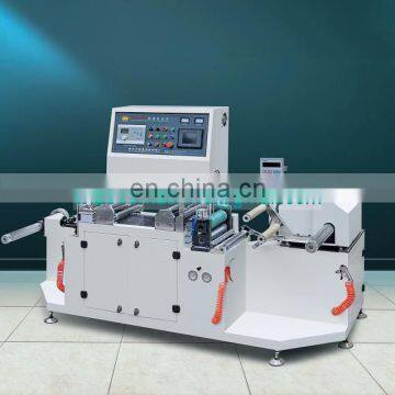 High speed automatic PVC sleeve central Gluing and printing quality  inspection machine