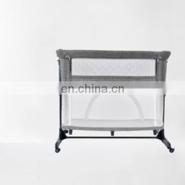 Luxury portable baby crib infant bedside sleeper lightweight bassinet