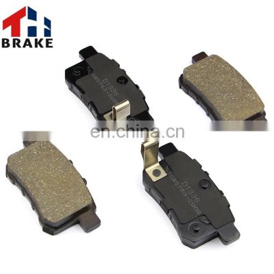 High quality rear disc brake pad for BYD F6 1.2T 1.6L 2.0T D1336 0986494338 43022-TA0-A00 GDB3482