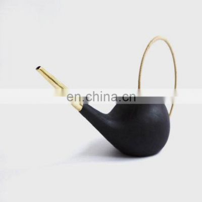 black water cane with gold handle