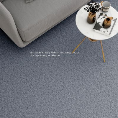 GKBM Greenpy SY-C3011 Eco-Friendly Waterproof Dark Grey Carpet 4mm Click Stone Plastic Composite SPC Flooring For Office