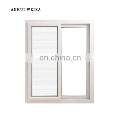 Cheap price bedroom upvc sliding window  with insect sreen exterior windows