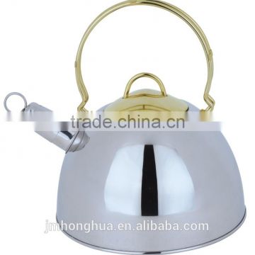 stainless steel whistling tea kettle