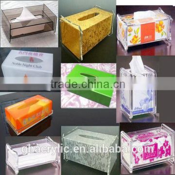 GH-RZ572 Factory Frice Promotional Facial Tissue Box,Tissue Paper Box,Tissue Box Cover ,customized acrylic tissue box cover