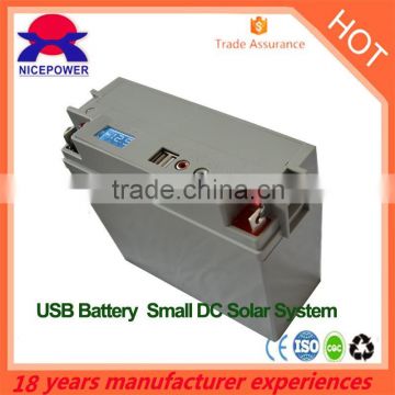 Nice power usb multi battery solar power usb battery