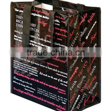 PP woven shopping bags with variety colors