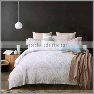2016 New Style Tencel/Linen/cotton blended reactive printed bedding sets /natural style duvet cover and pillow cover