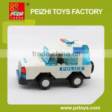 PEI ZHI police station series DIY Educational Plastic Toys Building Blocks