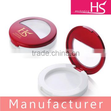 round compact pressed powder case