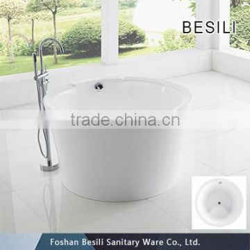 Small size round bathtubs with seat
